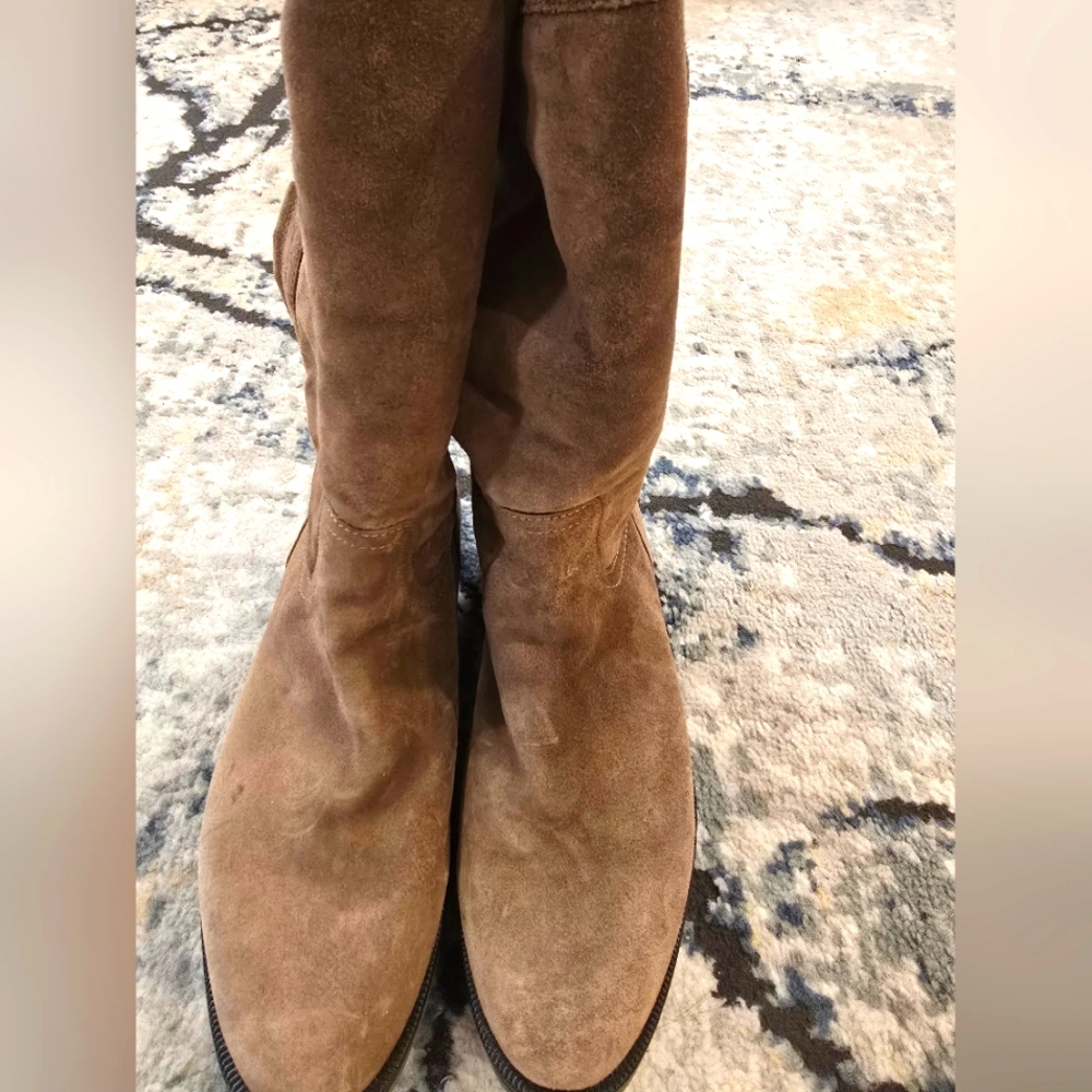 Aquatalia  Suede Shearling Boots Women's size 9 (NEW)